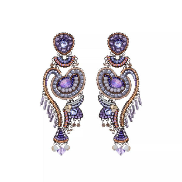 Ayala Bar Plum Blossom Dilber Chandelier Earrings