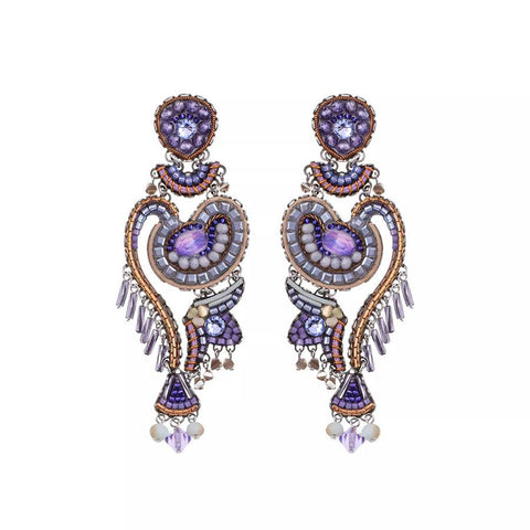 Ayala Bar Plum Blossom Dilber Chandelier Earrings