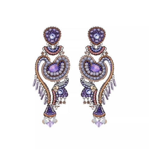 Ayala Bar Plum Blossom Dilber Chandelier Earrings