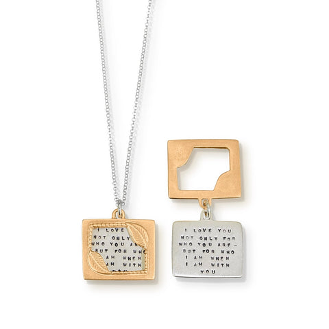 Kathy Bransfield I Love You Necklace
