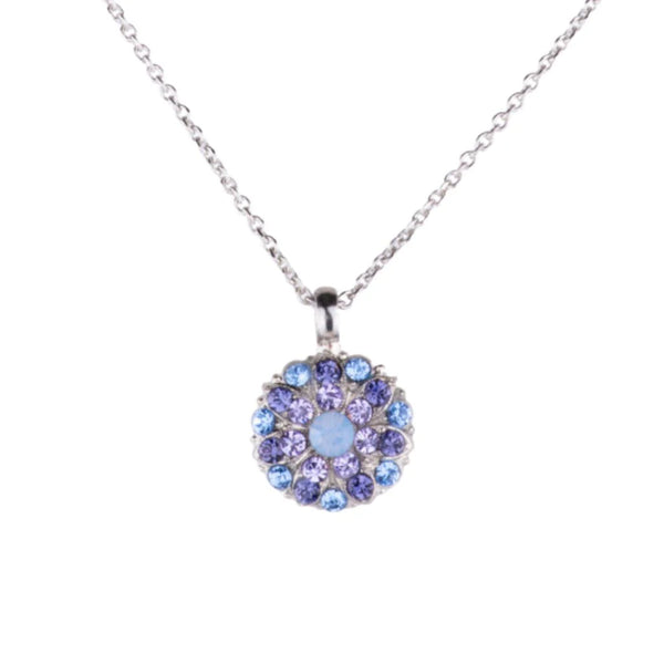 Mariana Guardian Angel Lavender Fields Crystal Necklace