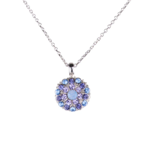 Mariana Guardian Angel Lavender Fields Crystal Necklace