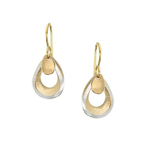Marjorie Baer Petite Layered Teardrop Earrings
