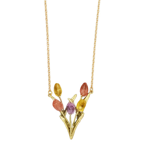Michael Michaud Luminous Tulip Bloom Necklace