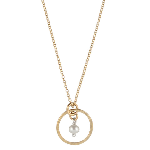 Mothers Love One Pearl Necklace