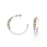 Ori Tao Bijoux Open Beaded Hoop Post Earrings