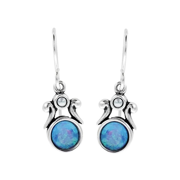 Sonoma Art Works Fleur Blue Opal Pearl Earring