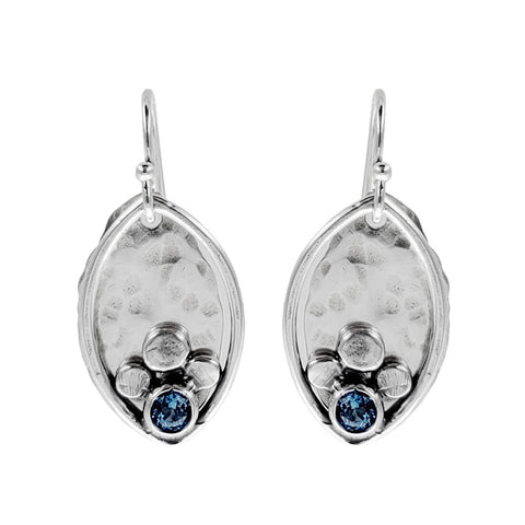 Austin Titus London Blue Topaz Bud Earrings