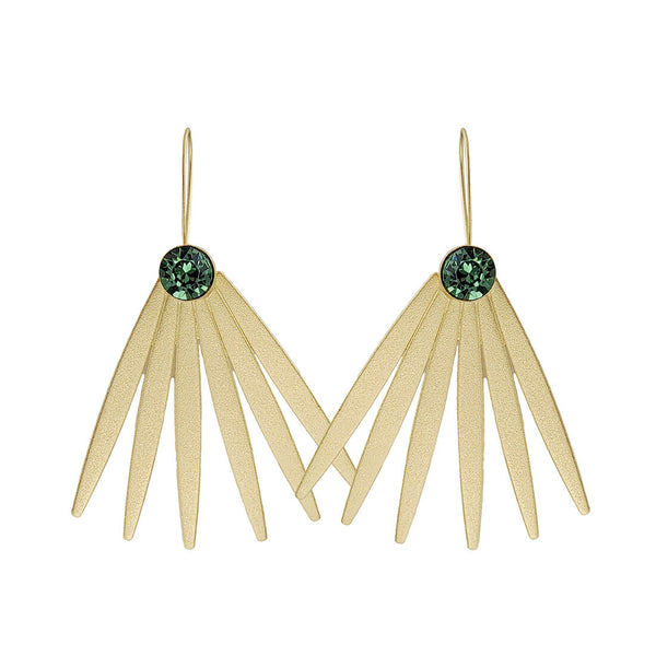 Bold Daisy Dangle Earrings By Aris