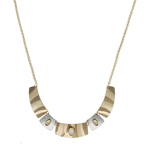 Holly Yashi Golden Branch Moonstone Links Necklace