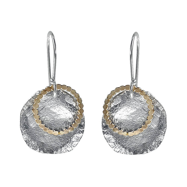 Israeli Dganit Hen Winter Moon Earrings