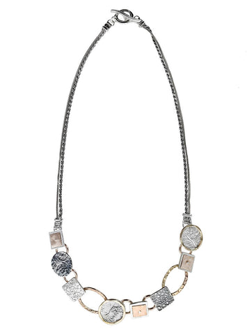 Israeli Dganit Hoops Tree Of Life Necklace Full View