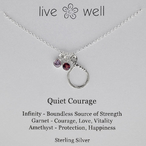 Quiet Courage Necklace By Live Well