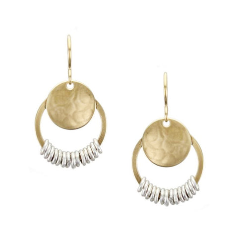 Marjorie Baer Disc Ring Small Accent Rings Wire Earring