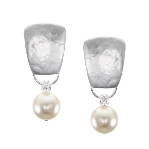 Marjorie Baer Full Moon Pearl Clip Earrings