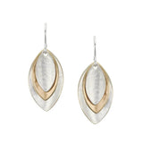 Marjorie Baer Triple Layered Petal Earrings