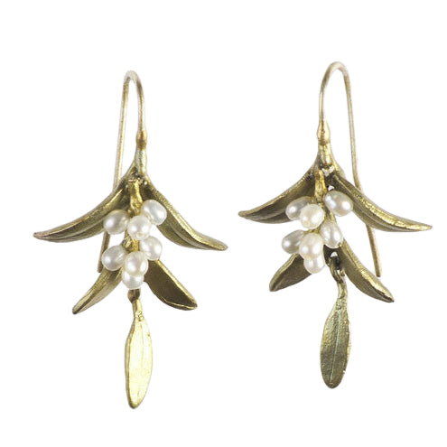 Michael Michaud Flowering Myrtle Dangle Earring