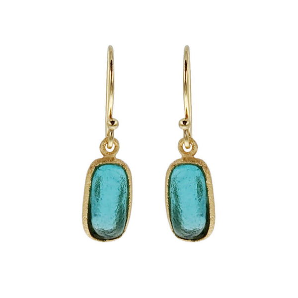 Michael Vincent Michaud Caribbean Turquoise Geo Bubble Earrings