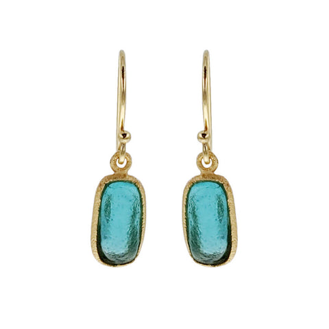 Michael Vincent Michaud Caribbean Turquoise Geo Bubble Earrings