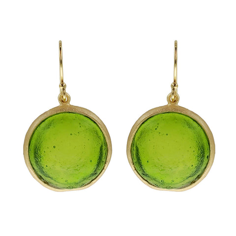 Michael Vincent Michaud Spring Green Bubble Earrings
