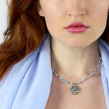 Michal Golan Bluebell Bloom Necklace On