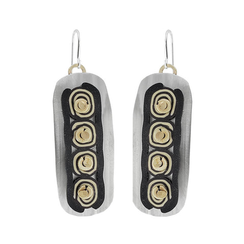 Whitney Designs Tapestry Spiral Totem Earrings