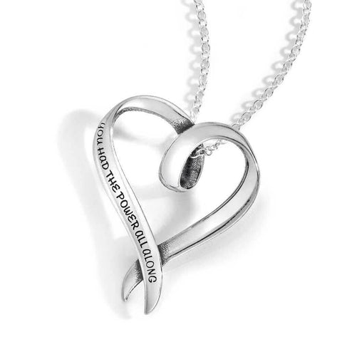 You Had The Power All Along Quote Necklace
