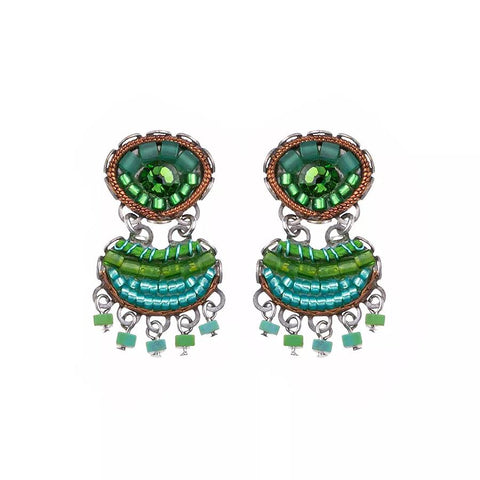  Ayala Bar Grassland Hues Of Green Hillari Earrings