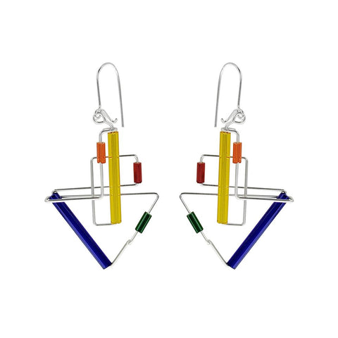 Barbie Levy Triangle Drop Earrings