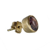 Betty Carre Antiqued Gold Amethyst Post Earrings Another View