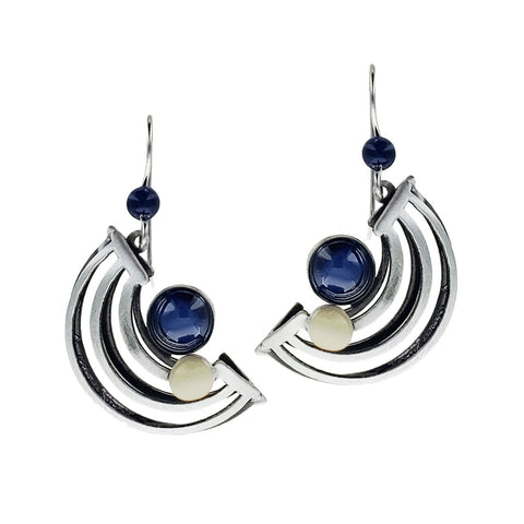 Christophe Poly Cobalt Blue Cascades Earrings