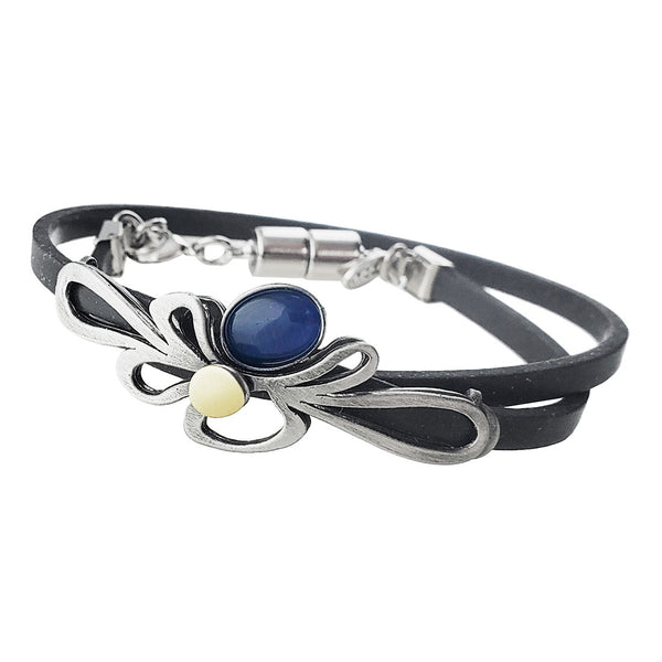  Christophe Poly Night Bloom Double Wrap Bracelet