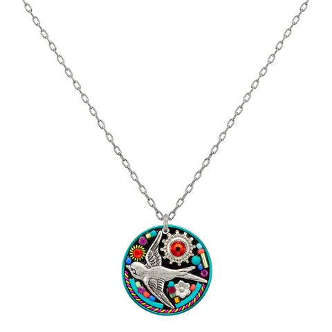Firefly Designs Bird In Flight Pendant Necklace