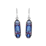  Firefly Designs Oval Hope Dream Sapphire Crystal Earrings