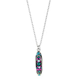 Firefly Designs Radiant Double Oval Pendant Necklace 