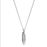 Firefly Designs Radiant Double Oval Pendant Necklace Backside