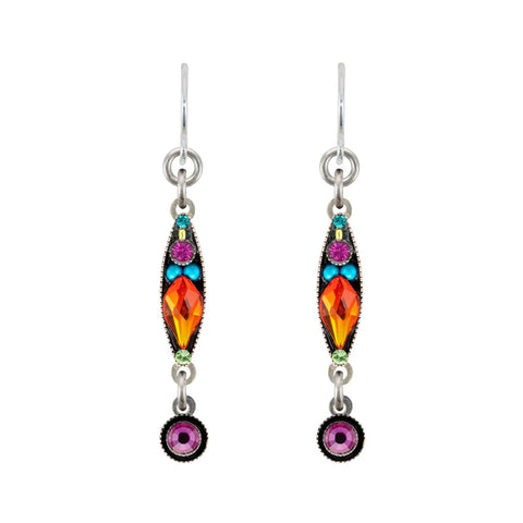 Firefly Designs Slender Sunrise Drop Earrings