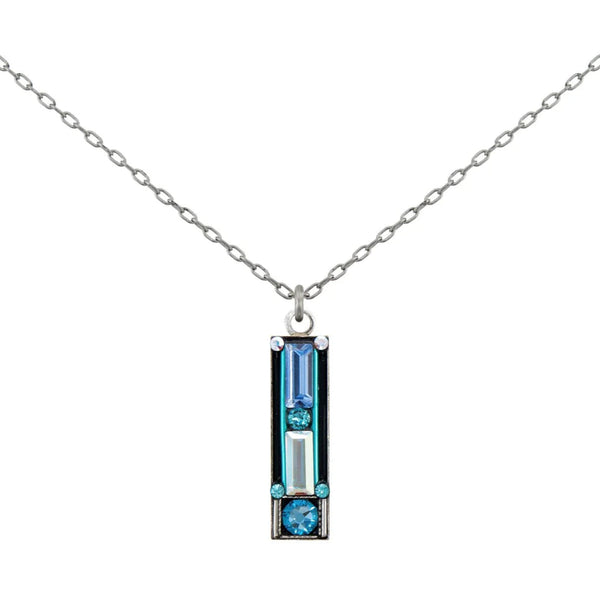 Firefly Mosaic Architectural Ice Pendant Necklace