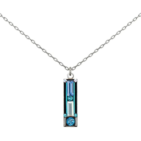 Firefly Mosaic Architectural Ice Pendant Necklace