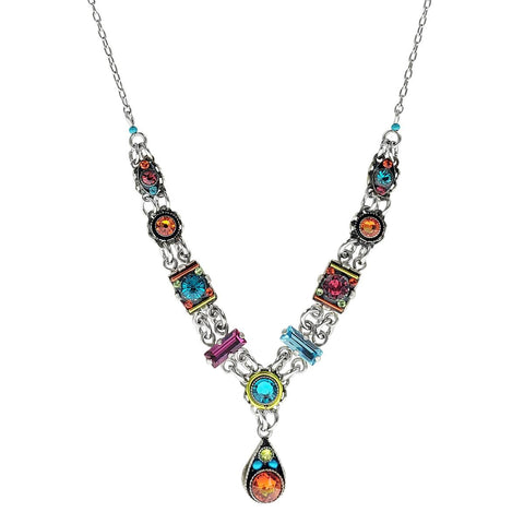 Firefly Mosaic Petite Elegance Single Drop Necklace