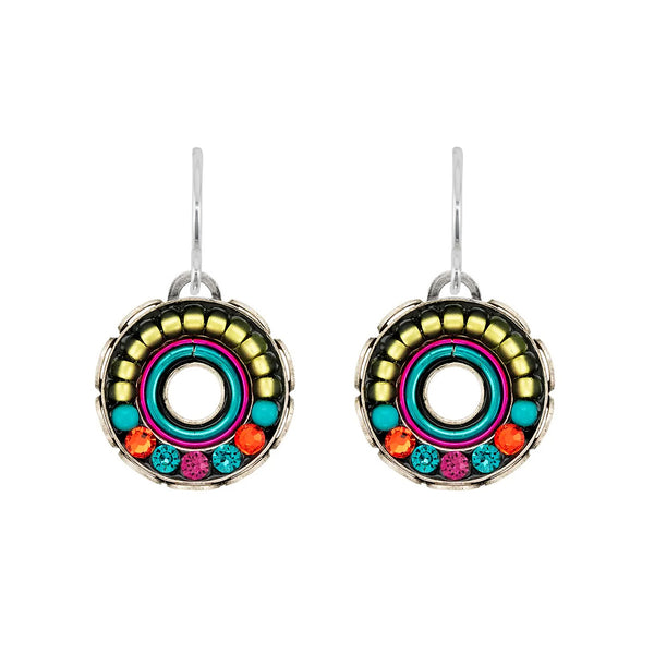 Firefly Mosaics Kaleidoscope Hoop Earrings