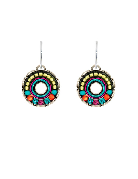 Firefly Mosaics Kaleidoscope Hoop Earrings