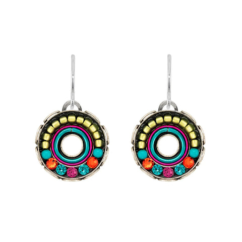Firefly Mosaics Kaleidoscope Hoop Earrings