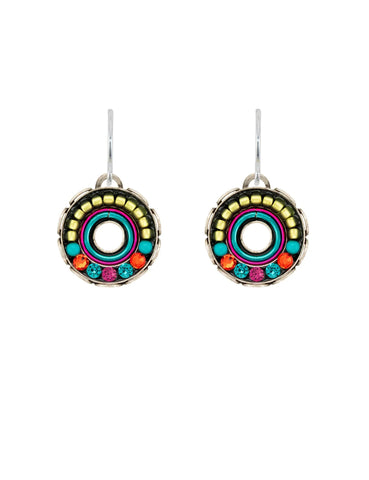 Firefly Mosaics Kaleidoscope Hoop Earrings