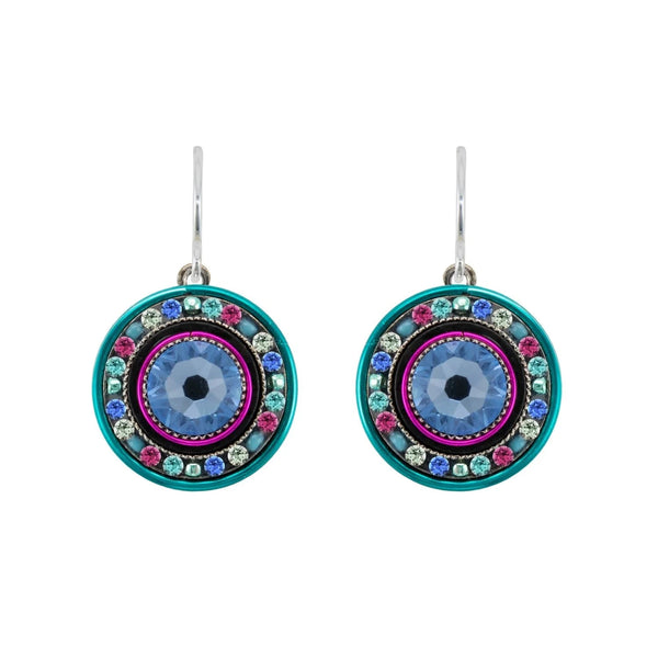 Firefly Mosaics Light Blue Elegance Earrings
