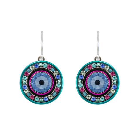 Firefly Mosaics Light Blue Elegance Earrings