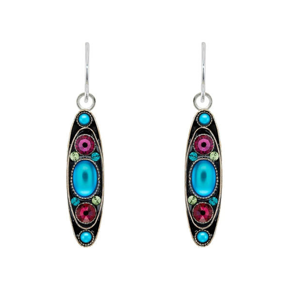 Firefly Mosaics Moonlight Bermuda Blue Earrings