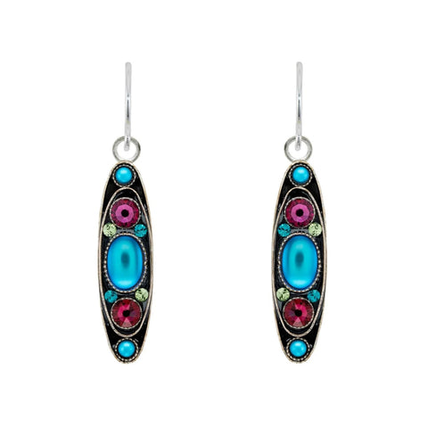 Firefly Mosaics Moonlight Bermuda Blue Earrings