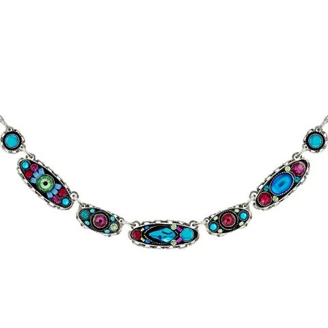Firefly Mosaics Moonlight Ovals Necklace