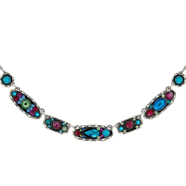 Firefly Mosaics Moonlight Ovals Necklace